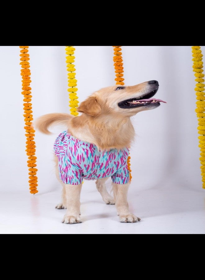 15 BUTTONS Phataka Dog Kurta | Premium Soft Cotton Vibrant Ethnic Outfit for Dogs & Puppies | Comfortable, Breathable & Lightweight Traditional Pet Clothing | Perfect for Weddings & Special Occasions - Image 4